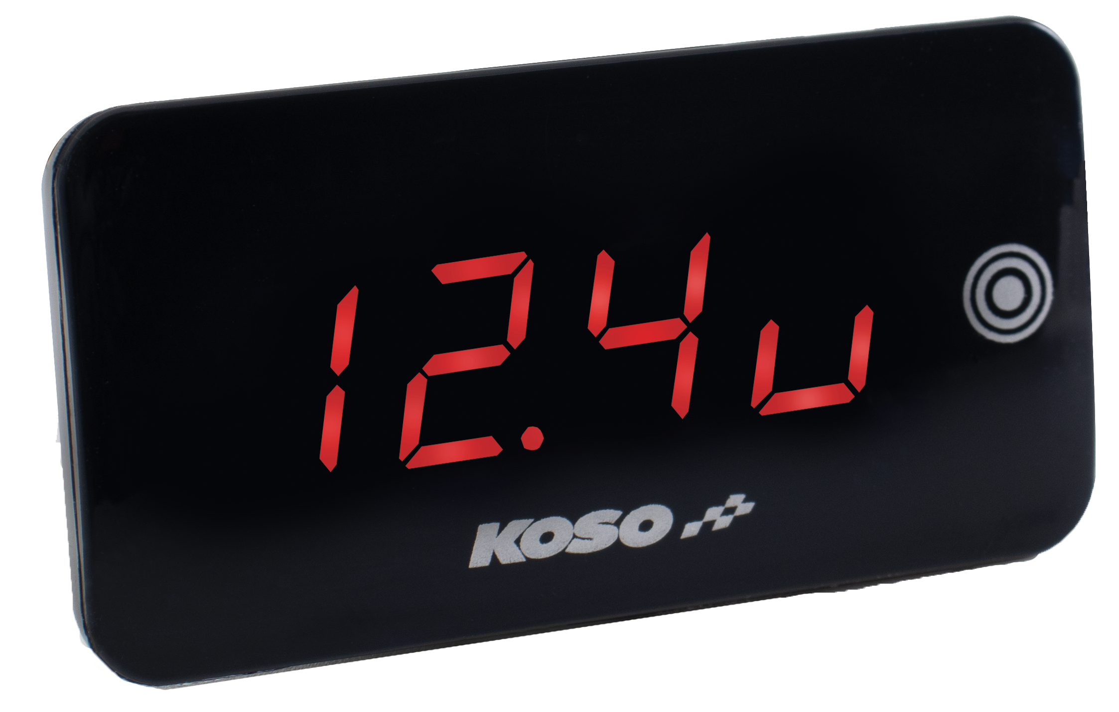 SUPER SLIM TOUCH SCREEN VOLT & TEMP GAUGE RED DISPLAY