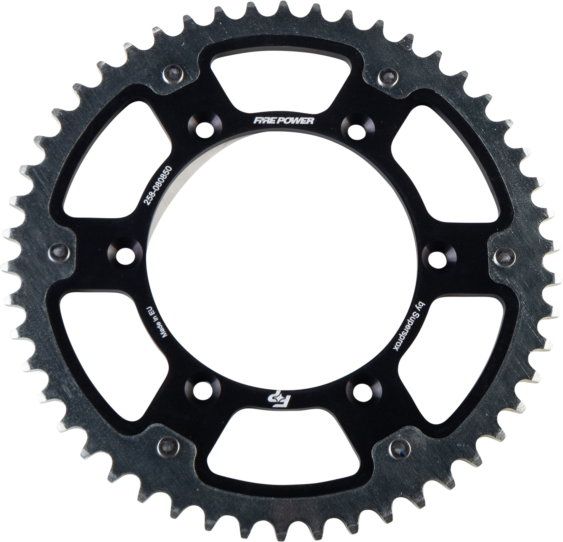 REAR SPROCKET HYBRID 50T BLK/SIL