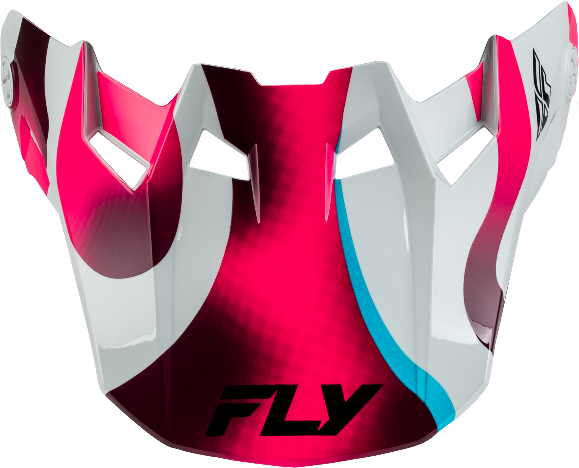 FORMULA CC VIBE VISOR WHITE/PINK/BLUE YL/SM