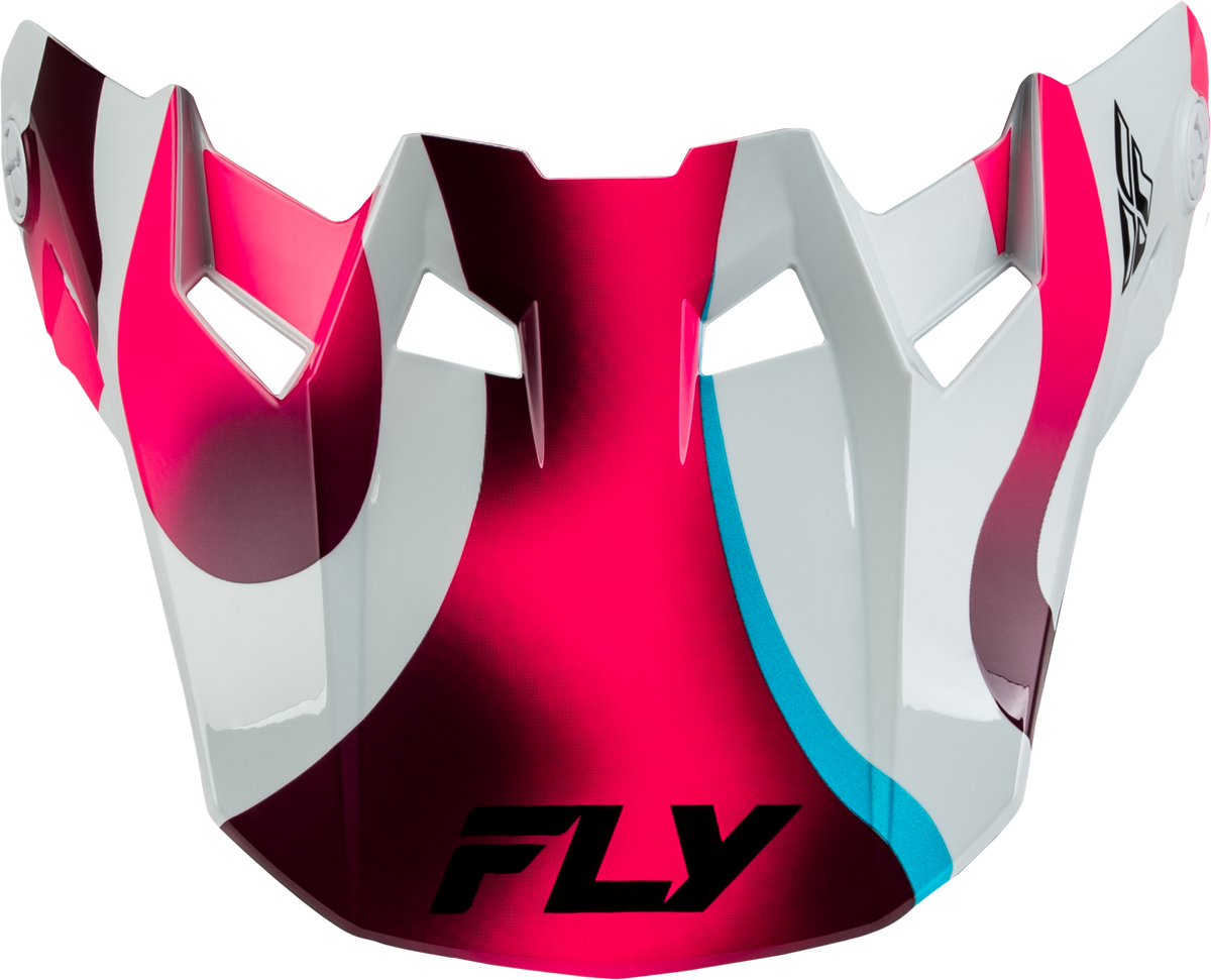 FORMULA CC VIBE VISOR WHITE/PINK/BLUE YL/SM