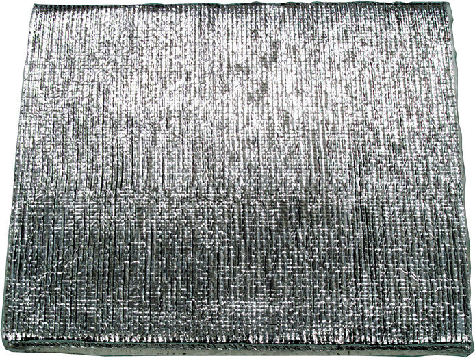 ALUMINIZED HEAT BARRIER 18"X18" ADHESIVE