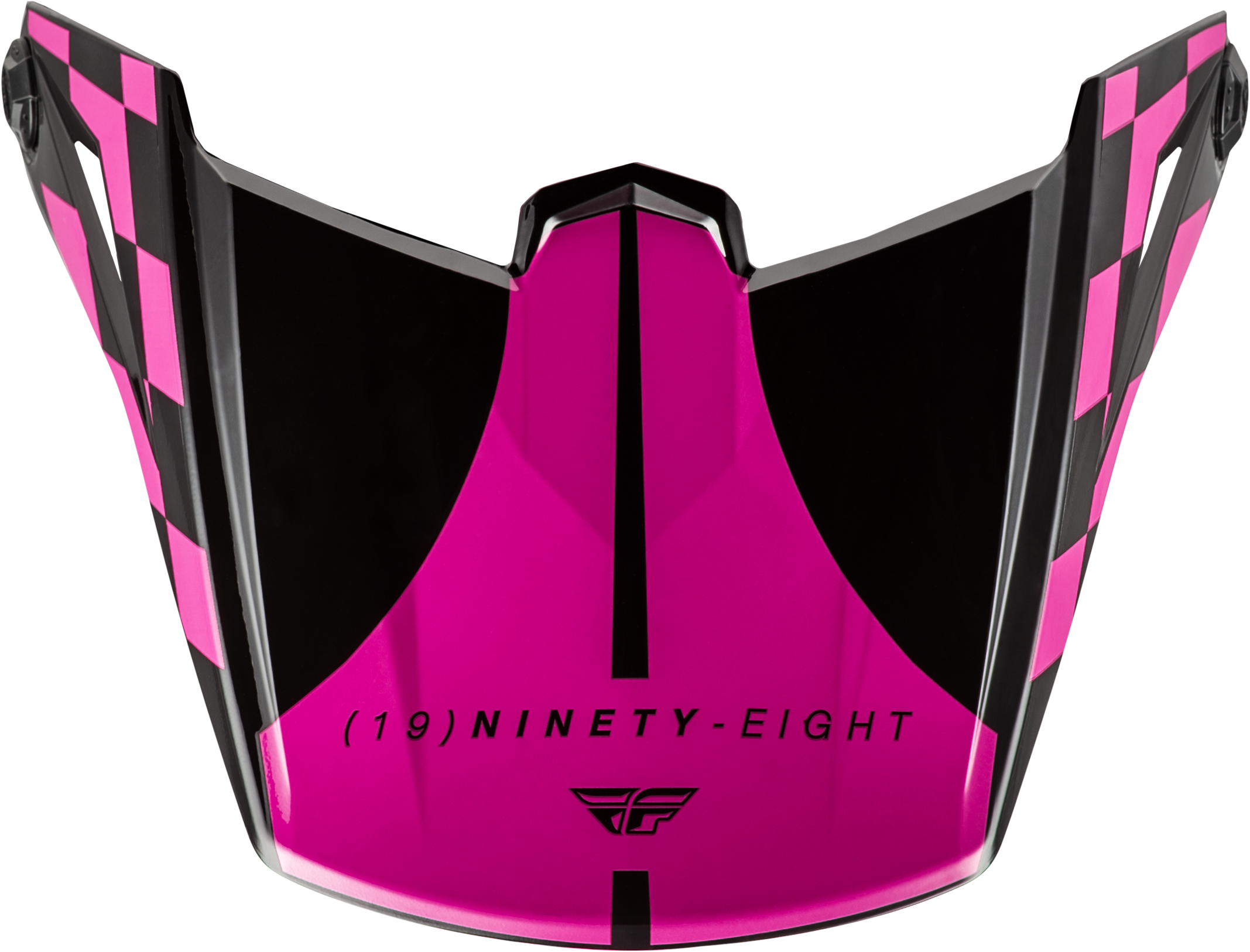 KINETIC LITE RIVAL HLMT VISOR GLOSS BLACK/PINK