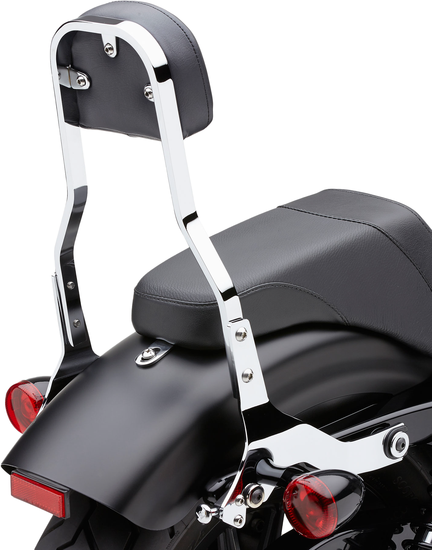 DETACHABLE BACKREST SHORT CHROME SOFTAIL 00-06