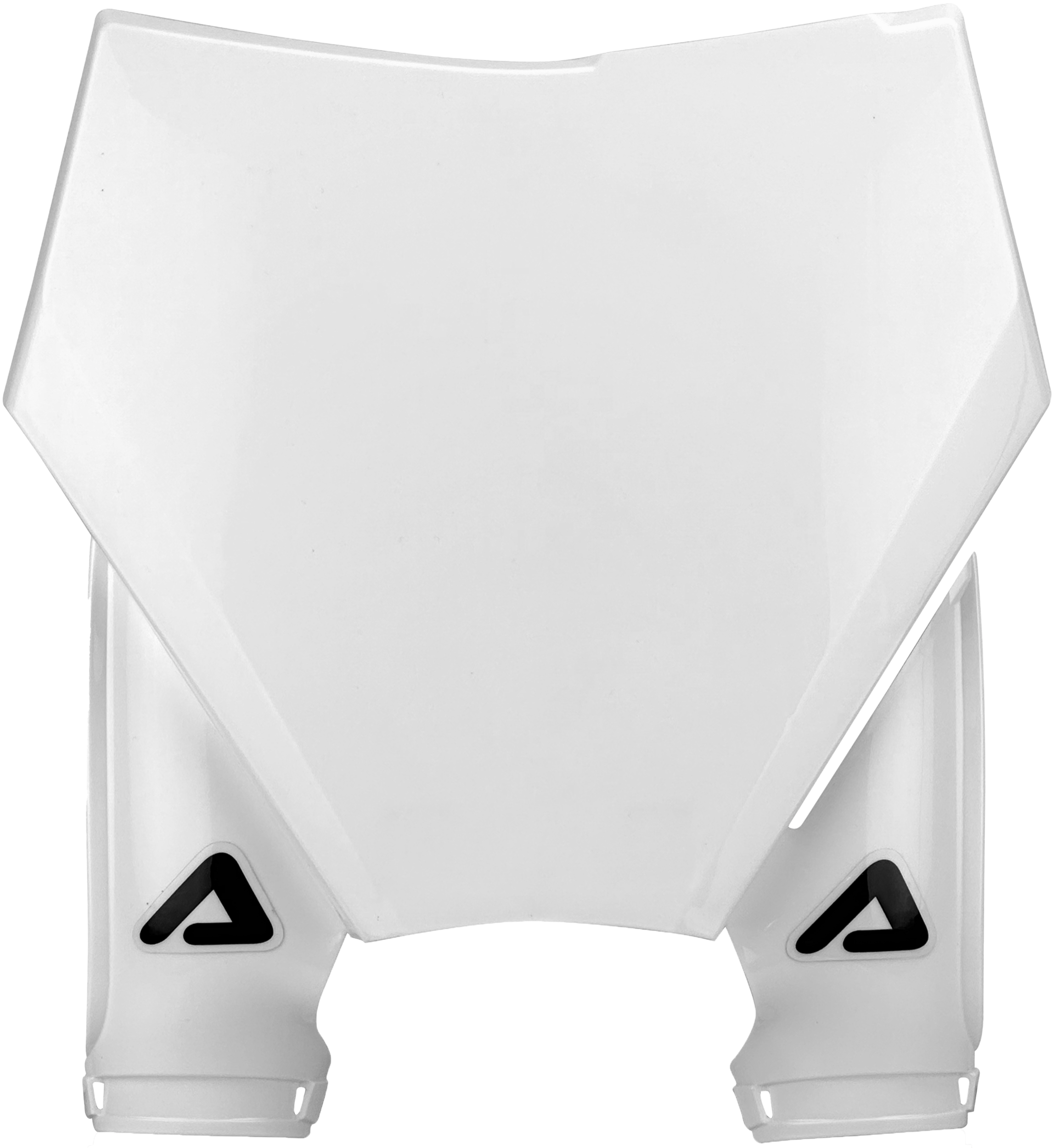 FRONT NUMBER PLATE KTM WHITE