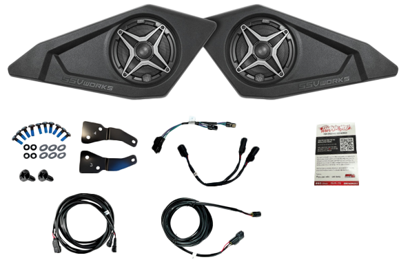 FRONT DOOR SPEAKERS W/ SSV A-SPEC SPEAKERS