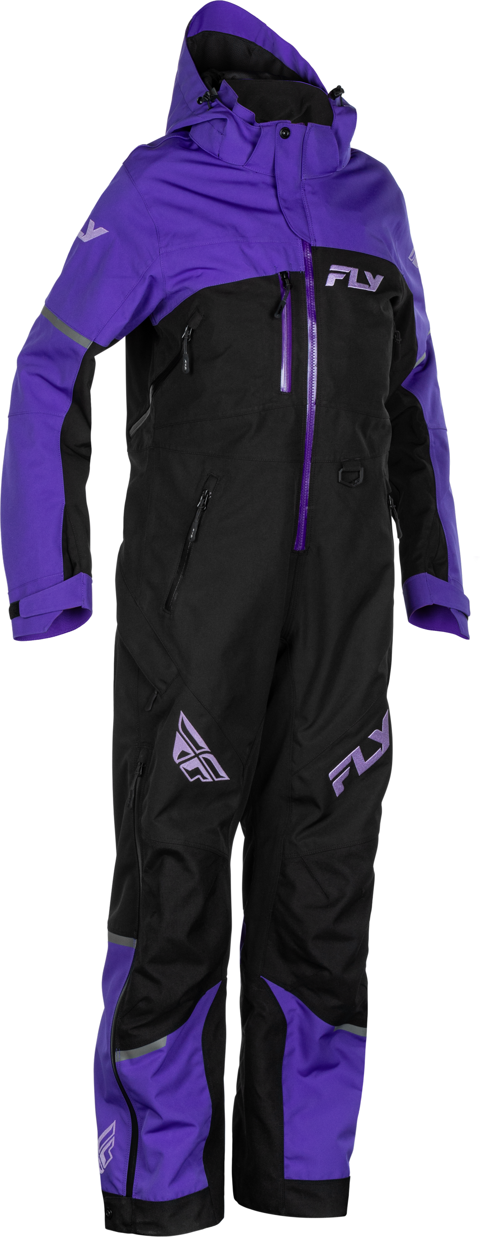 WOMEN'S COBALT SHELL MONOSUIT PURPLE/BLACK LG