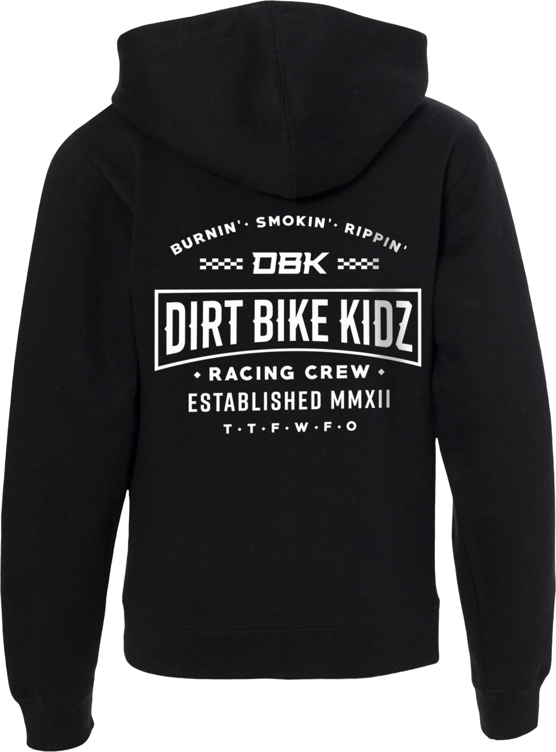 SPEED & STYLE YOUTH ZIP HOOD BLACK YX