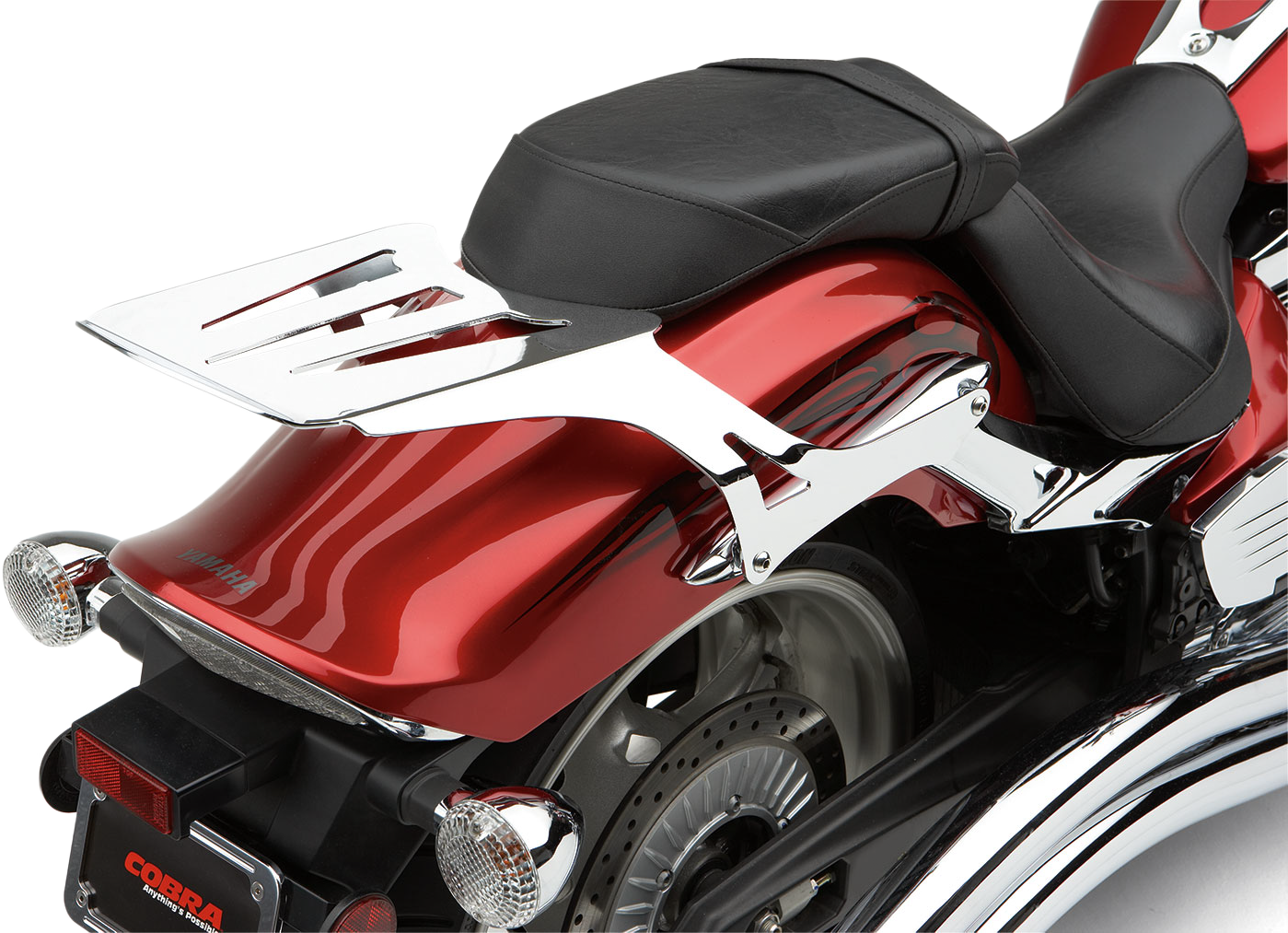 SOLO LUGGAGE RACK CHROME FORMED HON REBEL 250 96-16