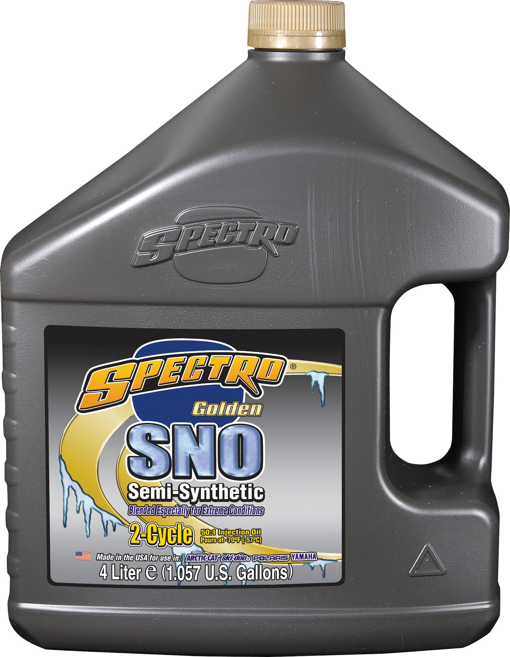 GOLDEN SNO SEMI-SYN INJECT OIL 2T 1GAL