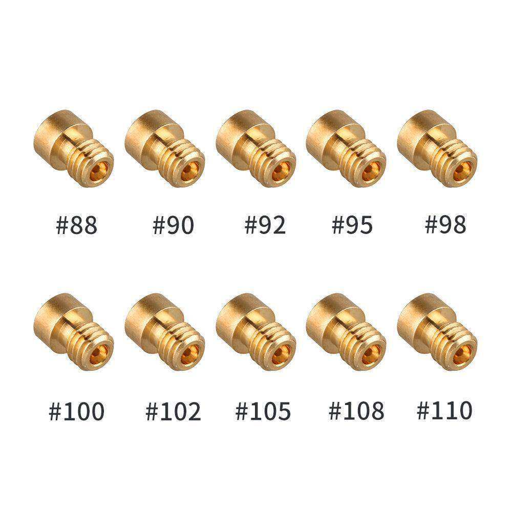 NIBBI RACING PE CARBURETORS - MAIN JET KITS -10 PACK  (88 to 110)