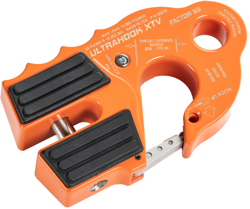 ULTRAHOOK XTV WINCH SHACKLE MOUNT ORANGE