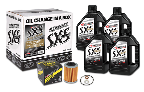 SXS QUICK CHANGE KIT 10W50 WITH OIL FILTER CAN-AM