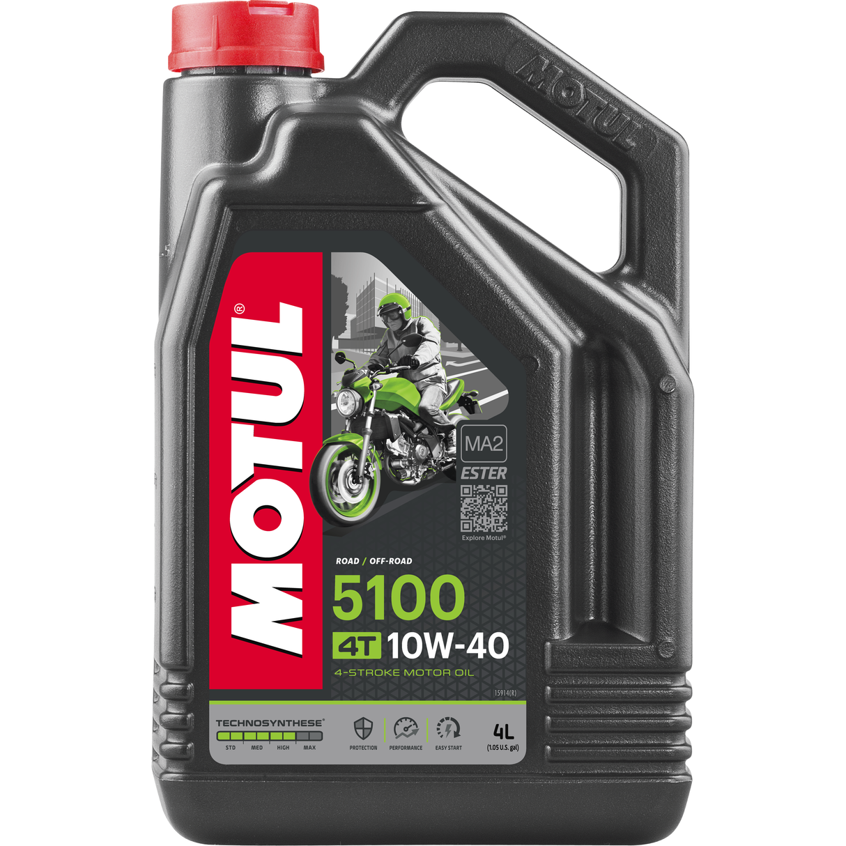 5100 ESTER/SYNTHETIC ENGINE OIL 10W40 4 LT