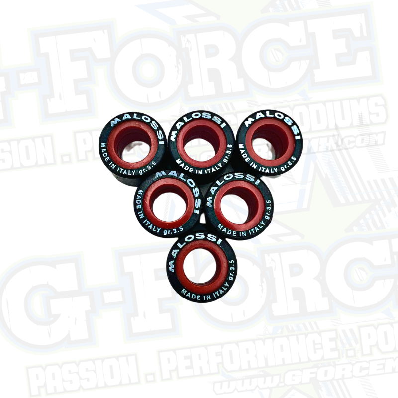 3.50 Gram  Rollers 19x15.5 - Malossi (RED)