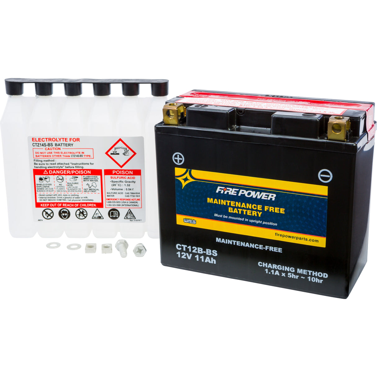 BATTERY CT12A SEALED FACTORY ACTIVATED CT12A-BS