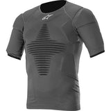 A-0 ROOST BASE LAYER L/S TOP ANTHRACITE/BLACK SM/MD