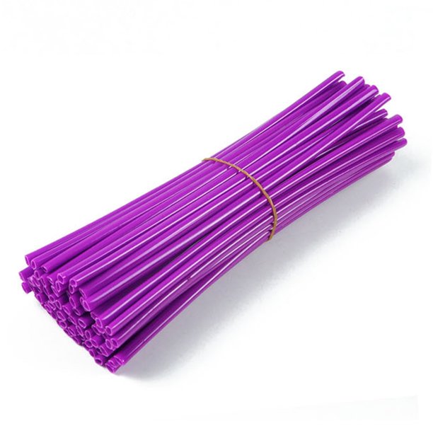 Spoke Wraps 21"/ 19" 72 Pack (PURPLE)