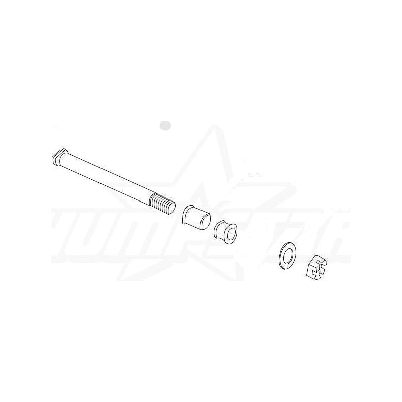3917 | Rear Axle Complete Assembly 20MM (V5)