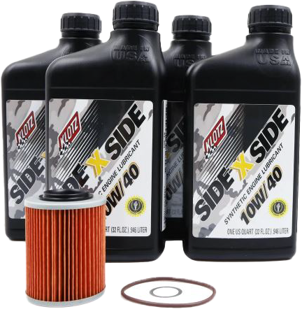 SIDE X SIDE OIL CHANGE KIT 10W40 WITH OIL FILTER CAN-AM