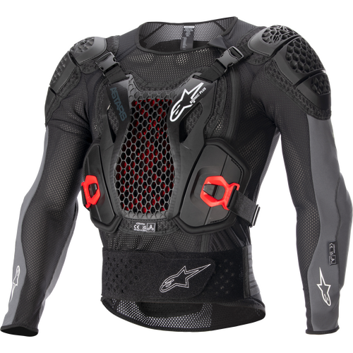 BIONIC PLUS V2 PROTECTION JACKET BLACK/ANTHRACITE/RED MD