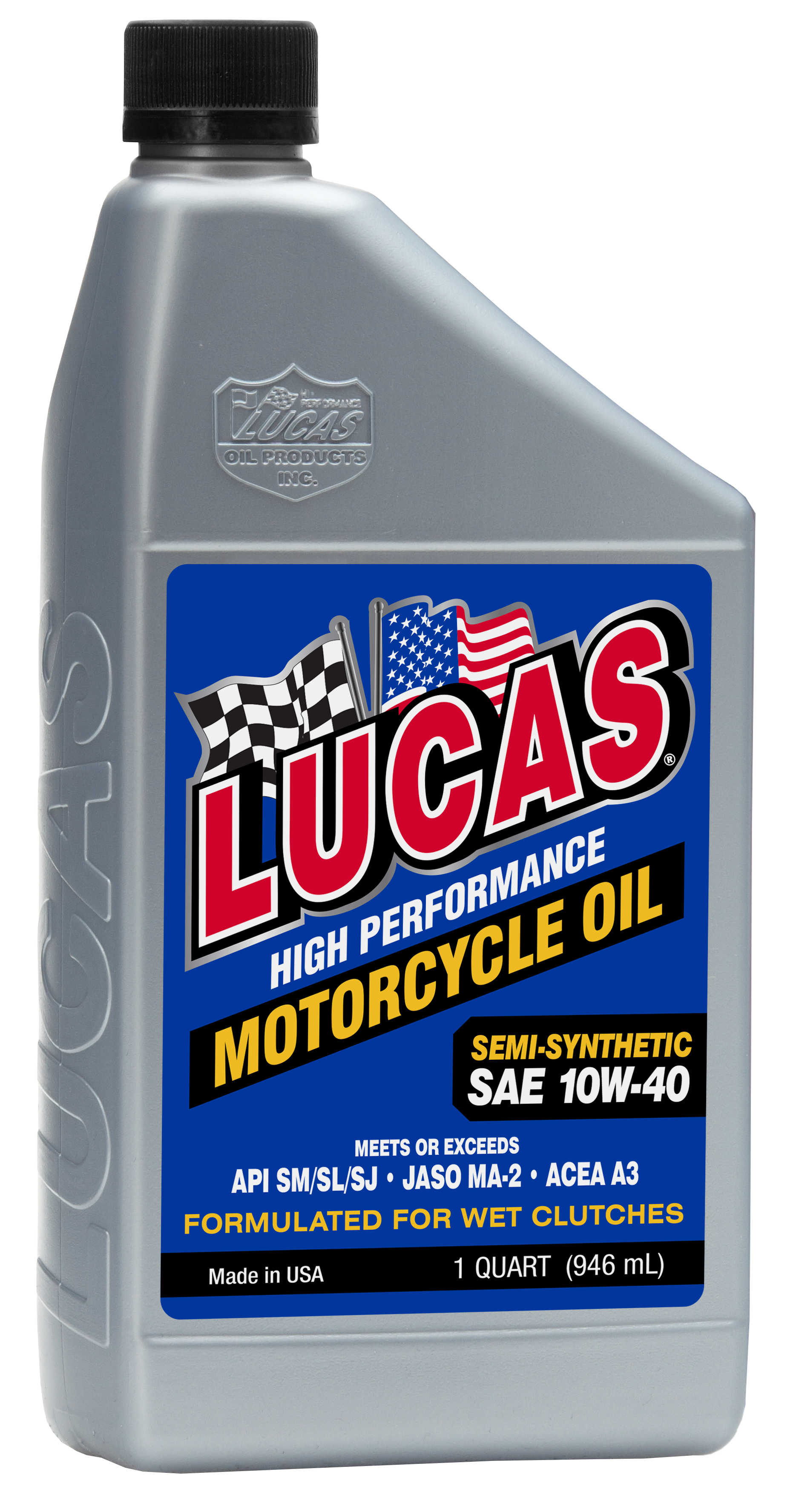 SEMI-SYNTHETIC HIGH PERFORMANCE OIL 10W-40 1QT
