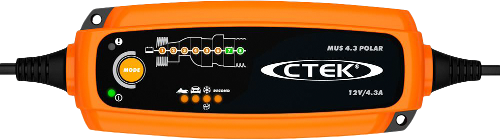 BATTERY CHARGER MUS 4.3 POLAR 12V