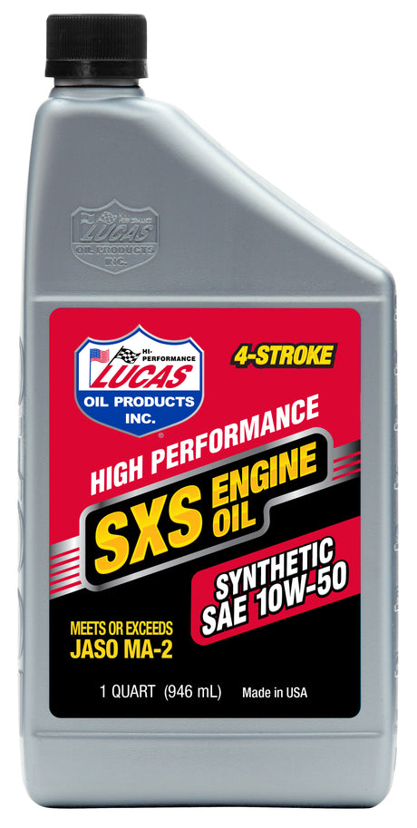 SXS SYNTHETIC ENGINE OIL 10W50 1 QT