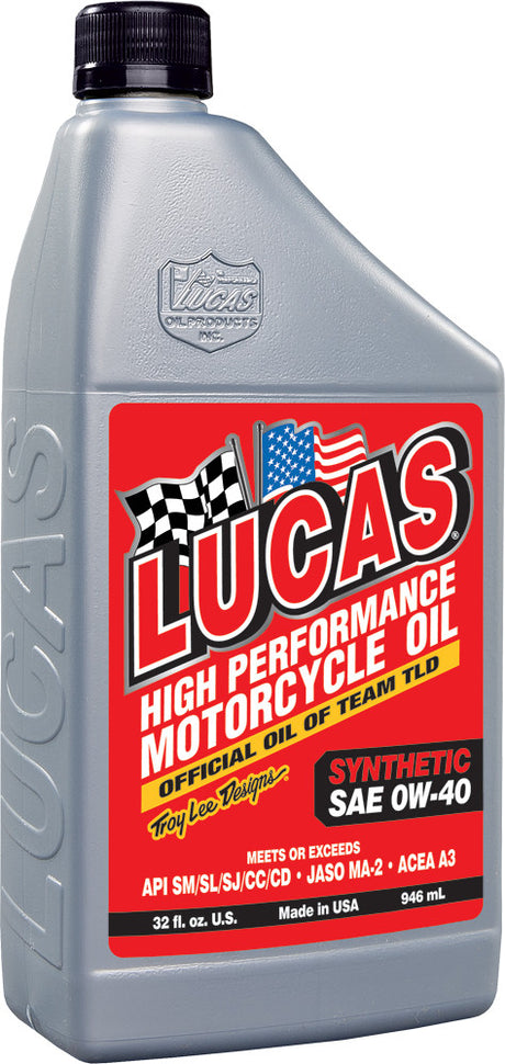 SYNTHETIC HIGH PERFORMANCE OIL 0W-40 1QT
