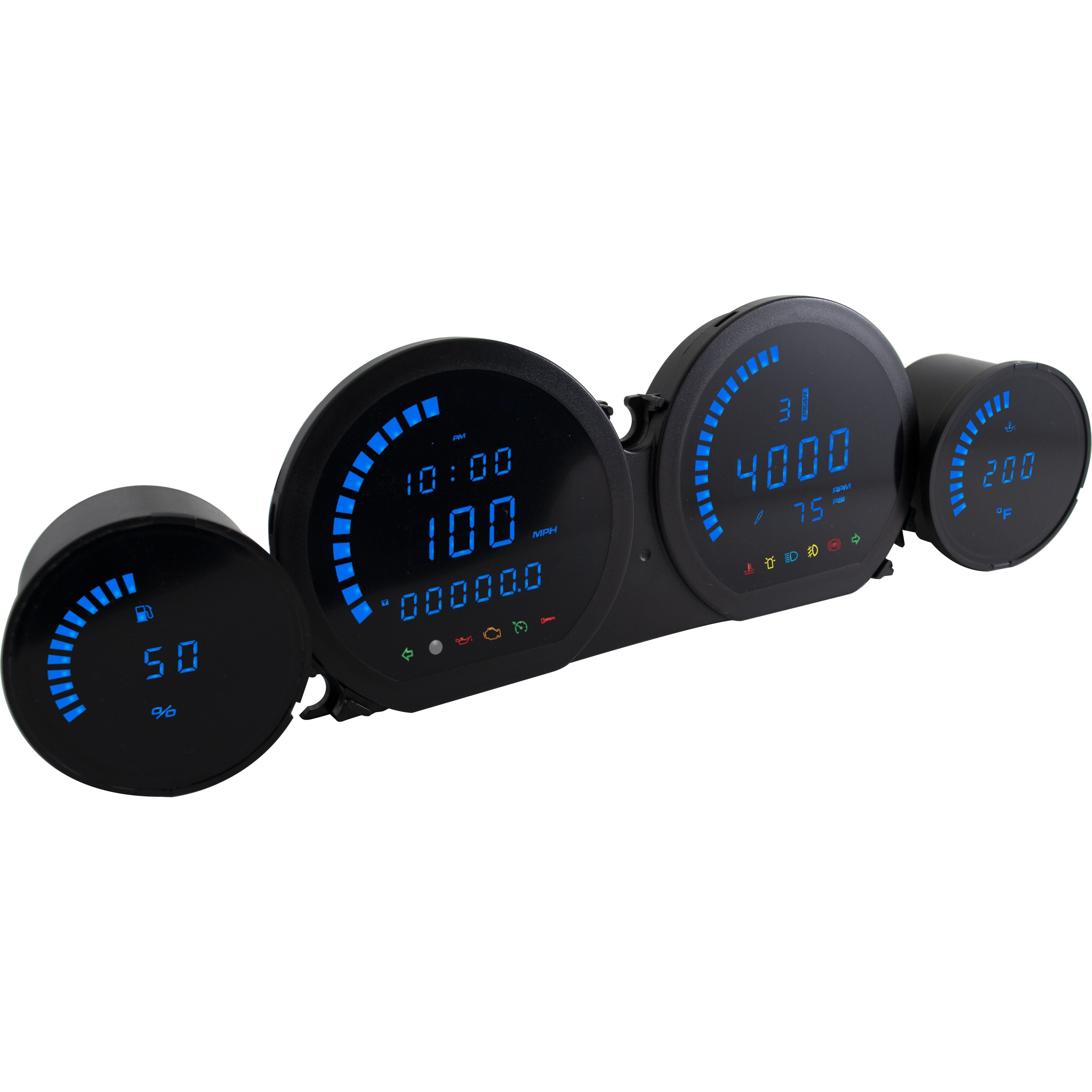 LED GAUGES BLUE `14-18 TOURING MODELS