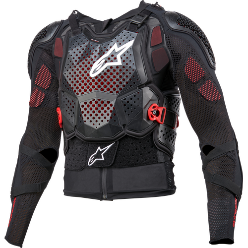 BIONIC TECH V3 PROTECTION JACKET BLK/WHT/RED 2X