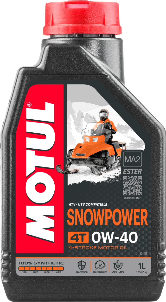 SNOWPOWER 4T SYN ENGINE OIL 0W40 1 LTR 12/CASE