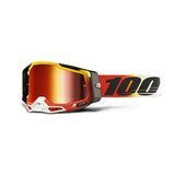 RACECRAFT 2 GOGGLE OGUSTO MIRROR RED LENS