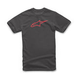 AGELESS TEE BLACK/RED MD