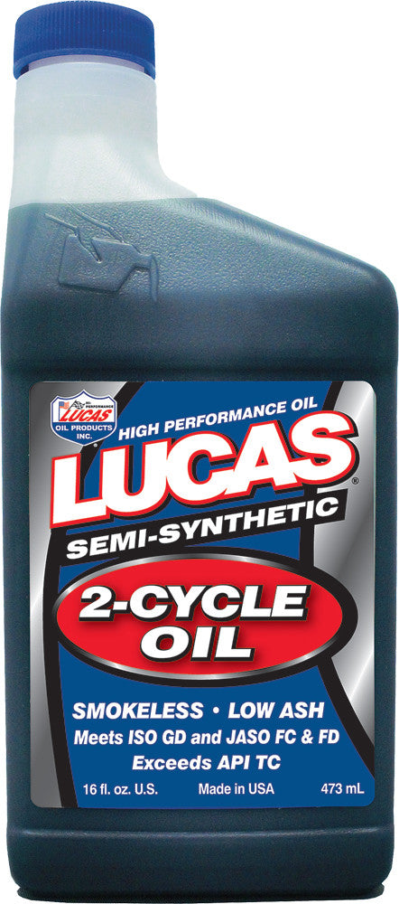 SEMI-SYNTHETIC 2-CYCLE OIL 16OZ