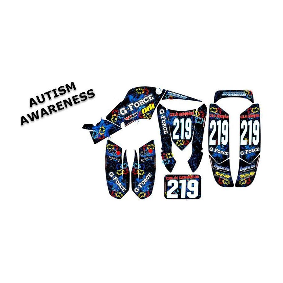 AUSTISM AWARENESS- TEAM DECAL KIT