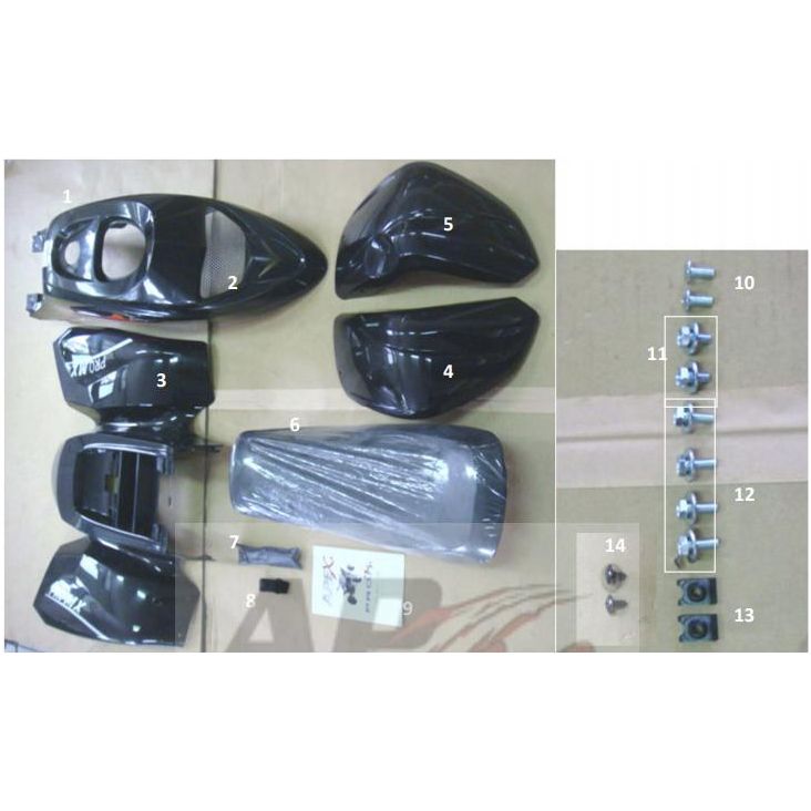 #6 Apex Seat - Black (Fits DRR)  (APEX)