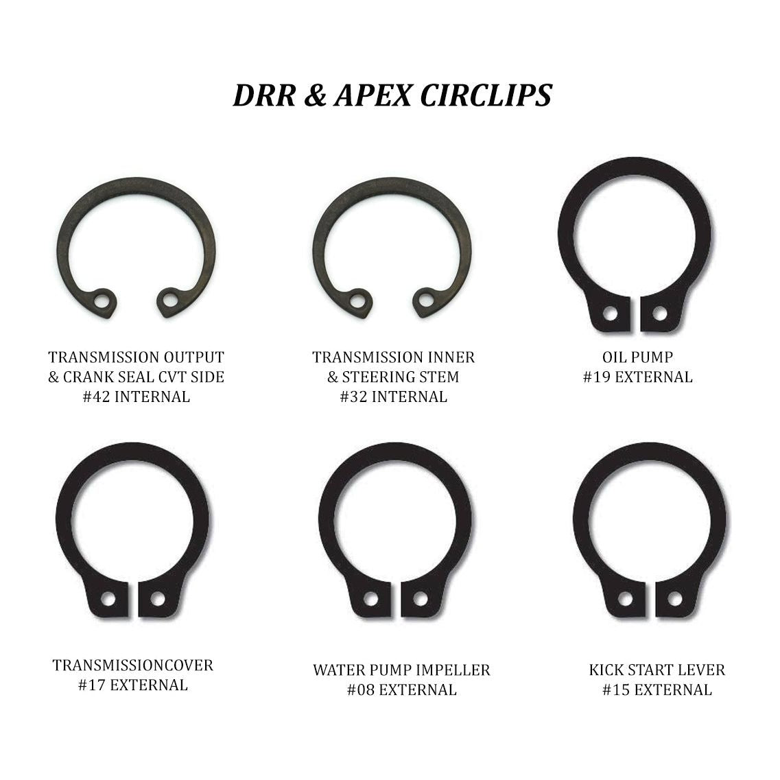 (04)  Circlip Oil Pump #19