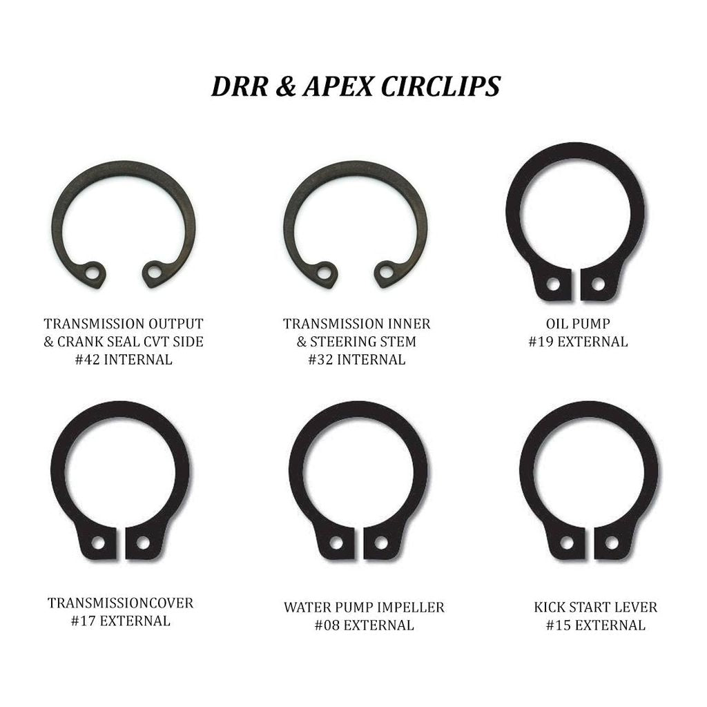 (15)  Circlip Kick Start Lever #15