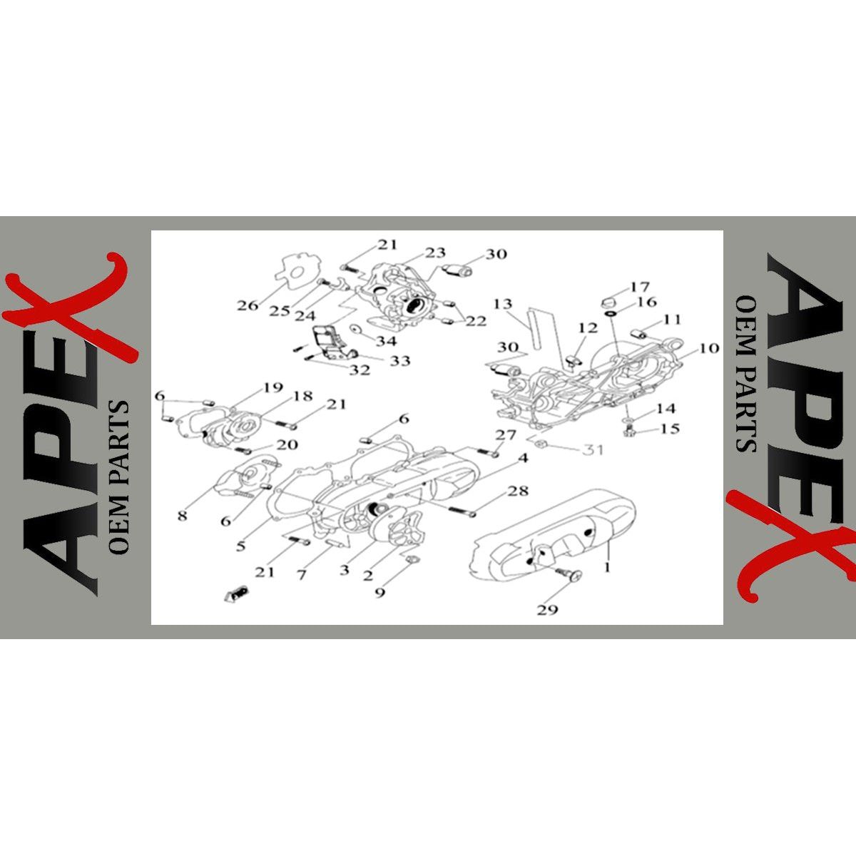 #15 Hex Washer Face Drain Bolt 50/90/100cc