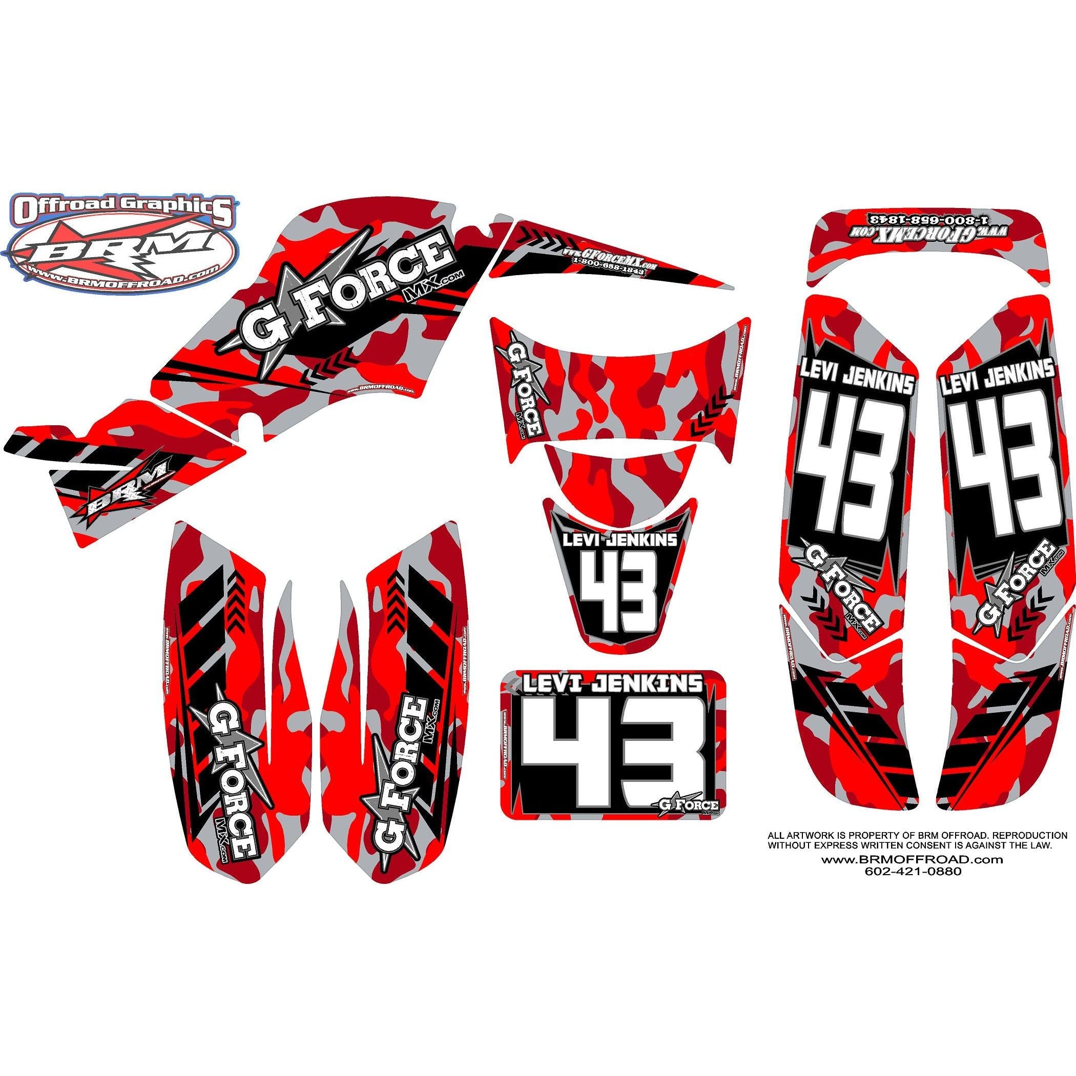 URBAN WARFARE - TEAM DECAL KIT