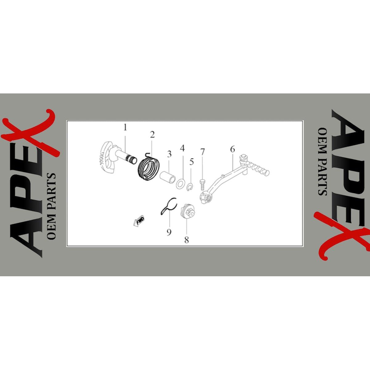 #4 Washer Plate 50/90/100cc r (APEX)