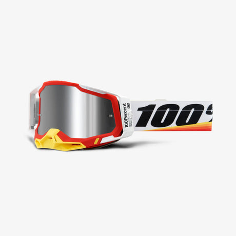 RACECRAFT 2 GOGGLE ARSHAM RED CLEAR LENS