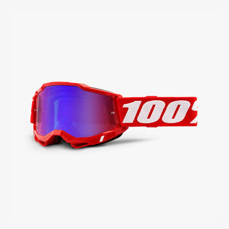 ACCURI 2 GOGGLE NEON RED CLEAR LENS