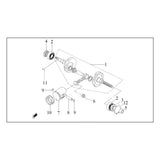 #1 Crankshaft Assy 100cc