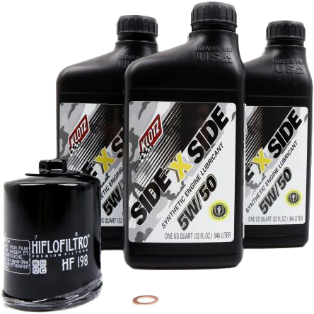 SIDE X SIDE OIL CHANGE KIT 5W50 WITH OIL FILTER POLARIS