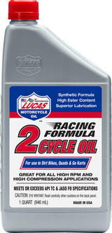 RACING 2-CYCLE OIL 1QT 12/CASE