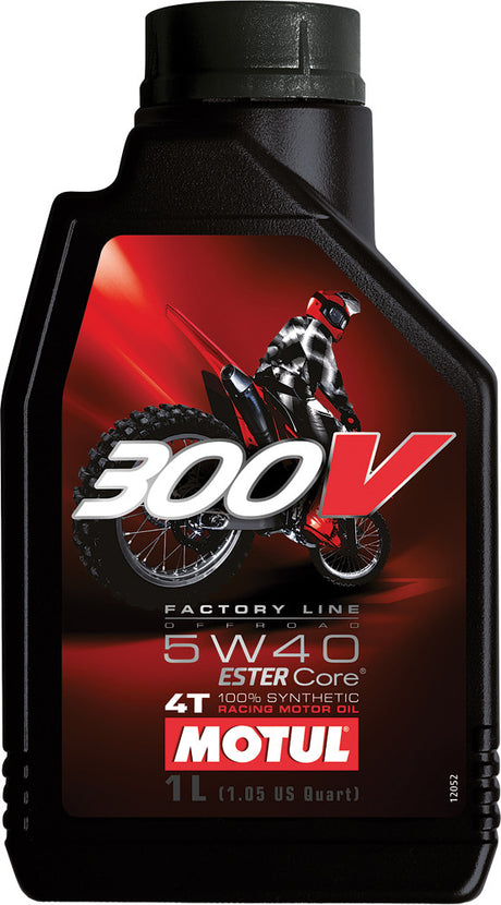 300V OFFROAD 4T COMPETITION SYNTHETIC OIL 5W40 LITER