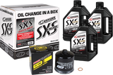 SXS QUICK CHANGE KIT 10W-50 WITH BLACK OIL FILTER