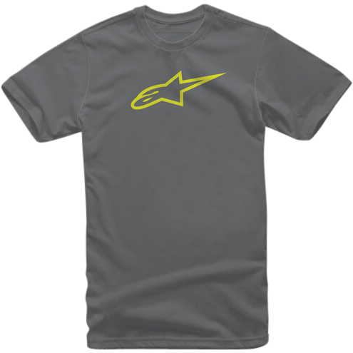 AGELESS TEE CHARCOAL/HI VIS YELLOW MD