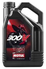 300V 4T COMPETITION SYNTHETIC OIL 15W50 4-LITER